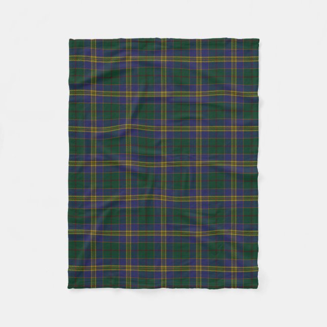 Couverture Polaire Tartan d'Irlandais de Kilkenny du comté (Devant)