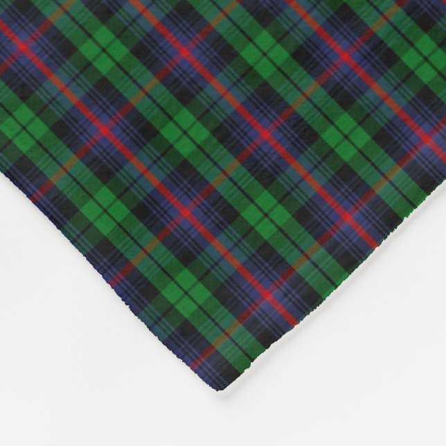 Couverture Polaire Tartan d'Urquhart de clan (Coin)
