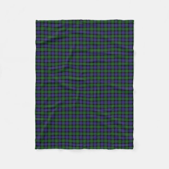 Couverture Polaire Tartan écossais de classique de Blair de clan (Devant)