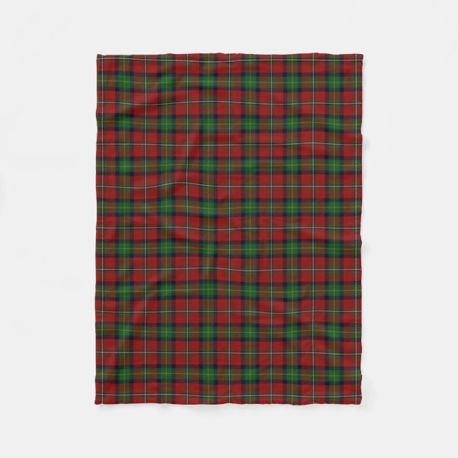 Couverture Polaire Tartan écossais de classique de Boyd de clan (Devant)