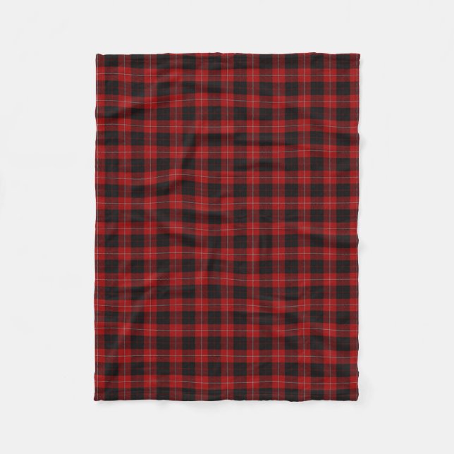 Couverture Polaire Tartan écossais de classique de Cunningham de clan (Devant)