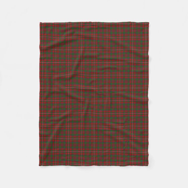 Couverture Polaire Tartan écossais de classique de MacKinnon de clan (Devant)
