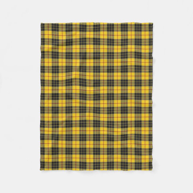 Couverture Polaire Tartan écossais de classique de MacLeod de clan (Devant)