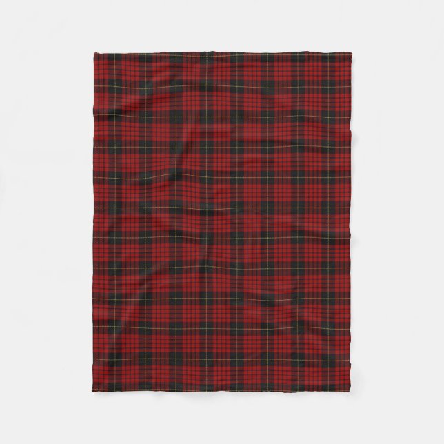 Couverture Polaire Tartan écossais de classique de MacQueen de clan (Devant)