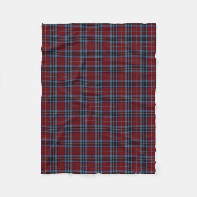 Couverture Polaire Tartan écossais de classique de MacTavish de clan (Devant)
