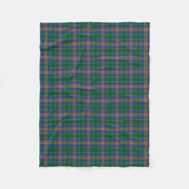 Couverture Polaire Tartan irlandais de classique de MacAuliffe (Devant)