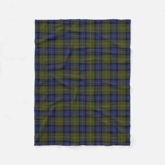 Couverture Polaire tartan officiel de l'état californien (Devant)