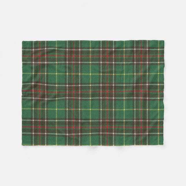 Couverture Polaire Tartan original de Terre-Neuve-et-Labrador (Devant (Horizontal))