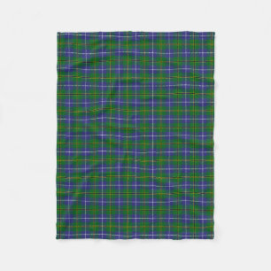 Couverture Polaire Tartan Plaid de Turnbull, un clan écossais