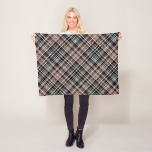Couverture Polaire Tartan plat classique