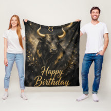 Taureau Joyeux Anniversaire Design Signe du zodiaq