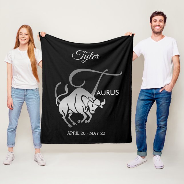 Couverture Polaire Taurus ♉ l'Horoscope Bull - Zodiac (En situation)