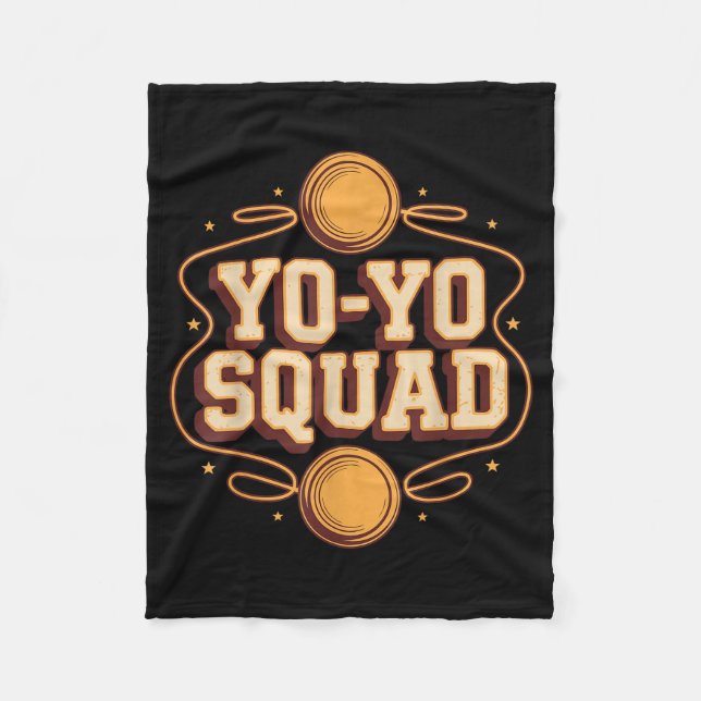Couverture Polaire Team Yoyo Player Squad Yo-yo  (Devant)