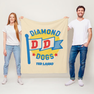 Couverture Polaire Ted Lasso   Diamond Chiens Pennant Graphisme