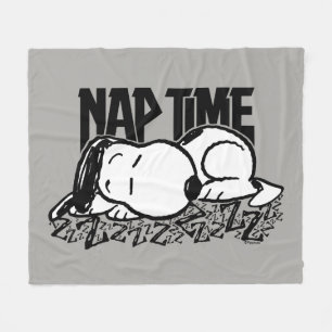 Couverture Polaire Tee - shirt Snoopy Nap Time