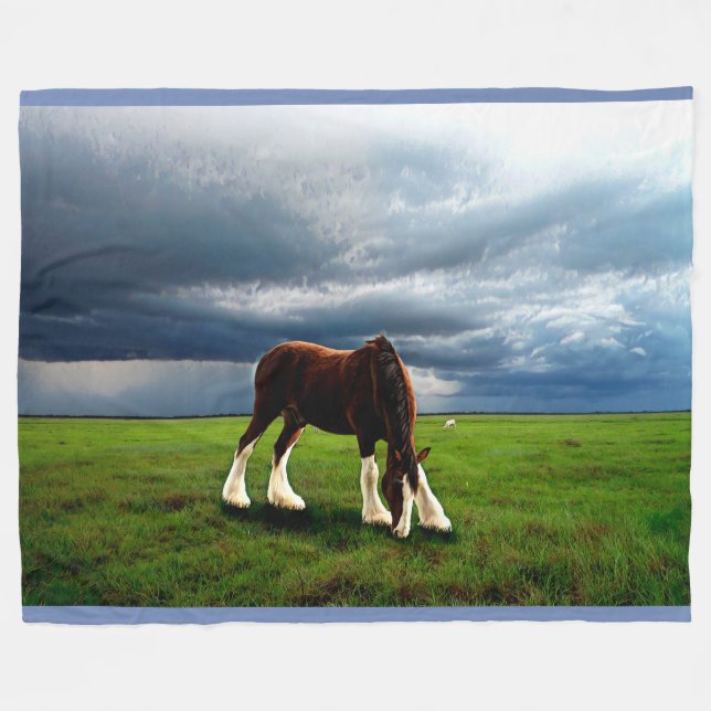 Couverture Polaire Tempête de Clydesdale (Devant (Horizontal))