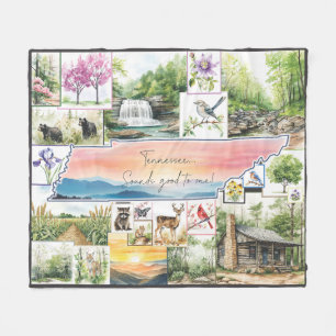 Couverture Polaire Tennessee Fleece Thailleur d'aquarelle