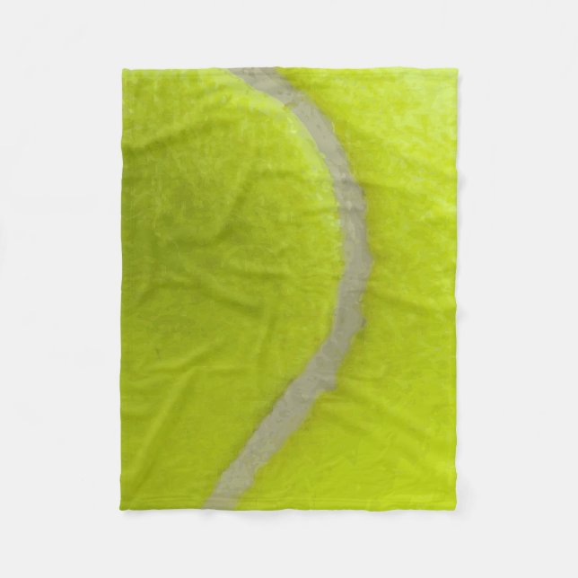 Couverture Polaire Tennis Ball Imprimer Motif Arrière - plan (Devant)