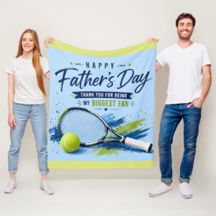 Couverture Polaire Tennis Fête des Pères pour Papa