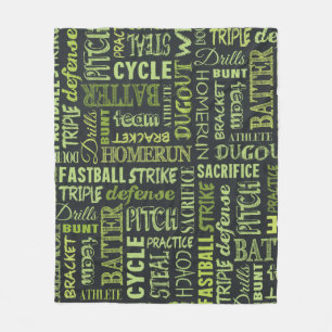 Couverture Polaire Termes de tableau du base-ball de Fastpitch