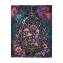 Terrarium Magique Cristal et Champignon Whimsigoth