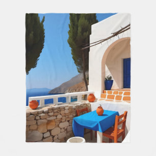 Couverture Polaire Terrasse Méditerranée Vue