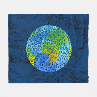 Couverture Polaire Terre tourbillonnant