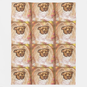 COUVERTURE POLAIRE TERRIER AMÉRICAIN DU STAFFORDSHIRE