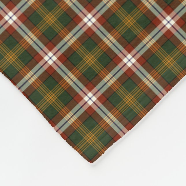 Couverture Polaire Territoires du Nord-Ouest Canada Tartan (Coin)