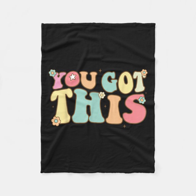 Couverture Polaire Test Day Teacher Shirt Motivational Testing Day St (Devant)