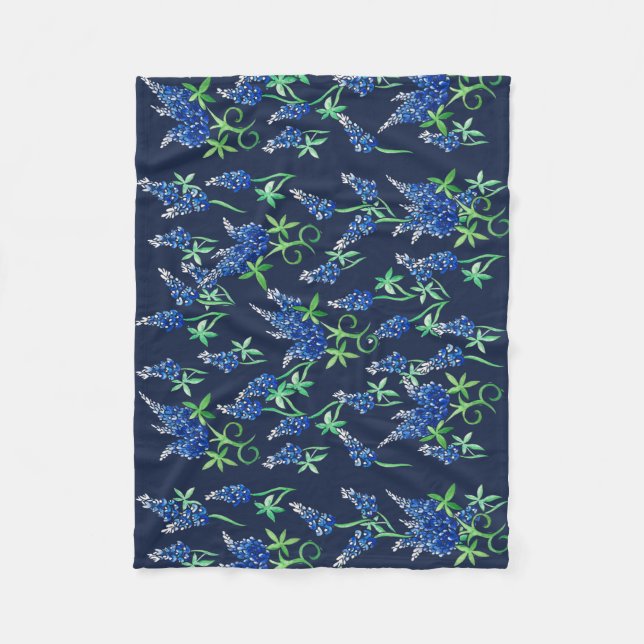 Couverture Polaire Texas Bluebonnets Texan (Devant)