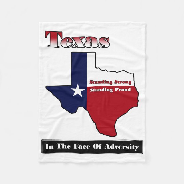 Couverture Polaire Texas Standing Fort (Devant)