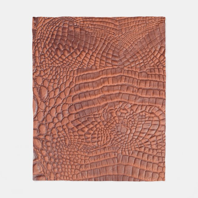 Couverture Polaire texture de fond en cuir Brown, abstrait, a (Devant)