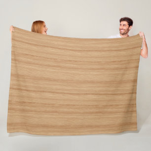 Couverture Polaire Texture de grain de bois chaud avec un flux nature