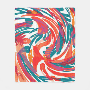 Couverture Polaire texture de peinture Abstraite. Papier peint d'art.