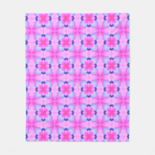 Couverture Polaire texture kaléidoscope géométrique et décorative Abs