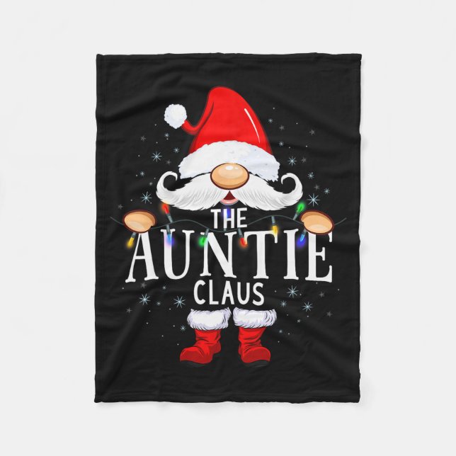 Couverture Polaire The Auntie Claus Christmas Matching Pajama  (Devant)