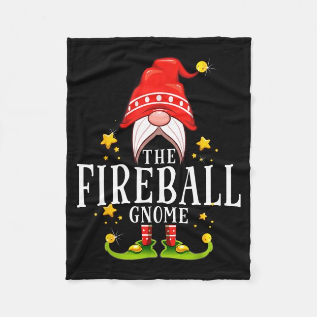 Couverture Polaire The Fireball Gnome Christmas Matching  (Devant)