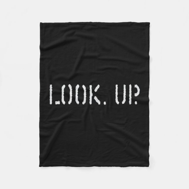 Couverture Polaire The Look Up Keep Looking Up Motivational Tees  (Devant)