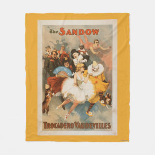 Couverture Polaire Thème de carnaval de vaudevilles de Sandow