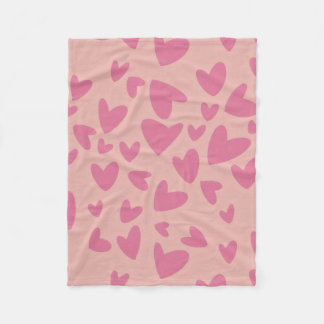 Couverture Polaire Thème de la Saint-Valentin 