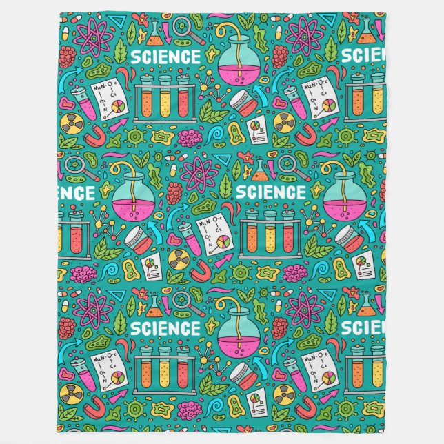 Couverture Polaire Thème scientifique (Devant)