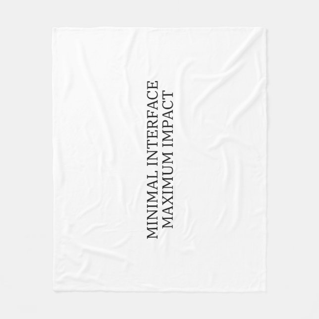 Couverture Polaire Thermal Recovery | Minimal Interface Technical  (Devant)