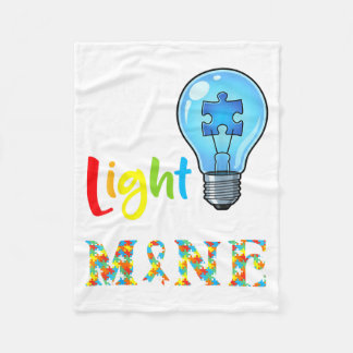 Couverture Polaire This Little Light Of Mine Autism Awareness Support
