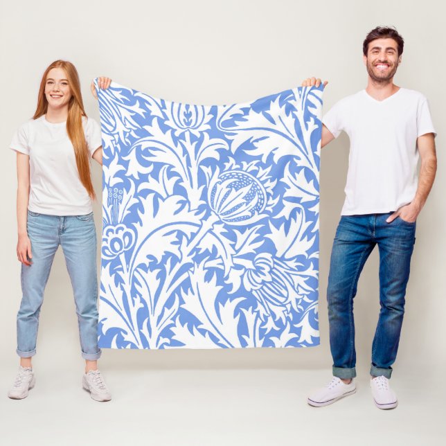 Couverture Polaire Thistle, William Morris (En situation)