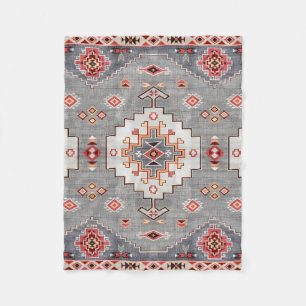 Couverture Polaire Threads intemporels : Patrimoine Boho Geometry mar