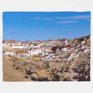 Couverture Polaire Tibet - Monastère bouddhique de Ganden