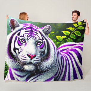 Couverture Polaire Tiger Art
