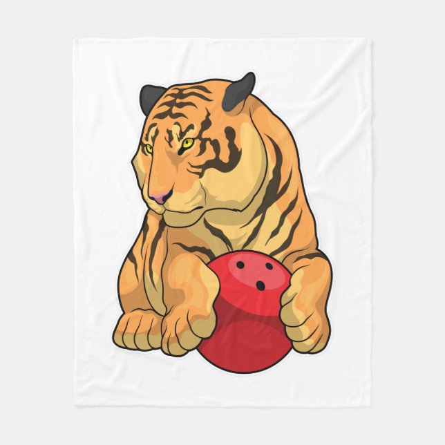 Couverture Polaire Tiger Bowling Bowling boule (Devant)