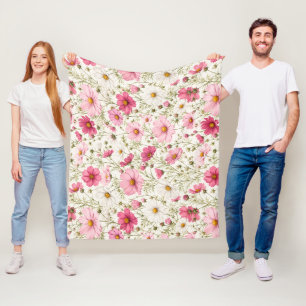 Couverture Polaire Tiges de fleurs de cosmos aérées